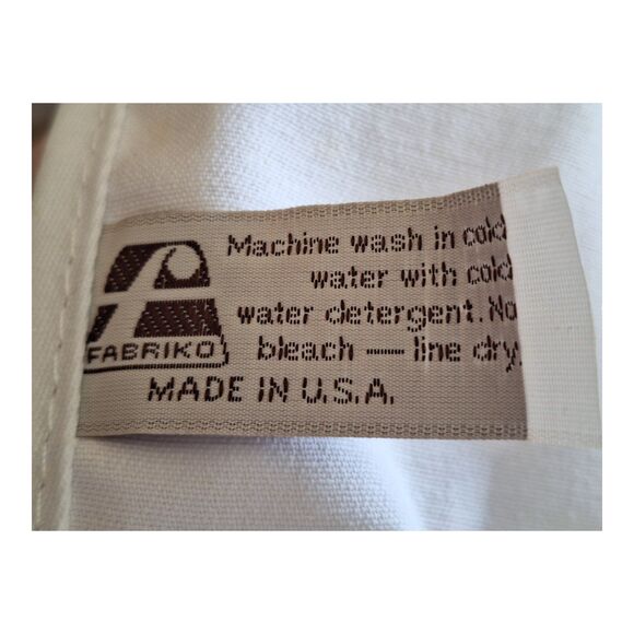 Vintage Cooks Bib Apron Made in USA Heavy Canvas Super Target 1990s Fabriko - Picture 5 of 9